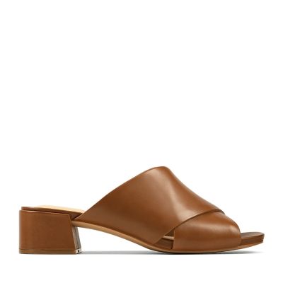 Sheer35 Mule Tan Leather - Womens 