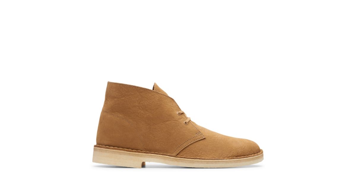 clarks desert boot oak nubuck