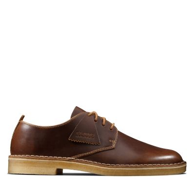 clarks desert london tan leather
