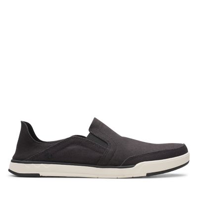 clarks canvas shoes mens
