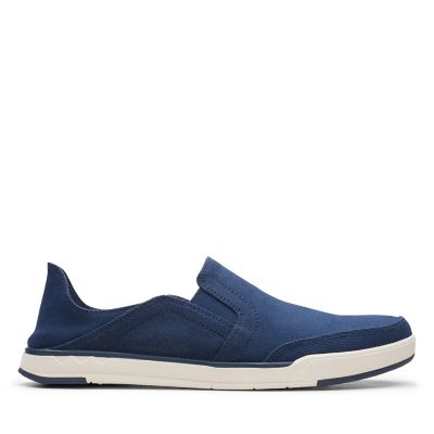 clarks canvas shoes mens