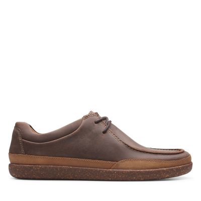 clarks brown sneakers