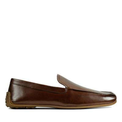 clarks mens leather mules