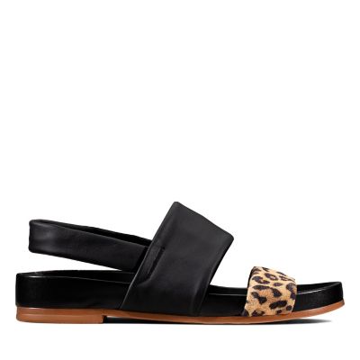 clarks animal print sandals