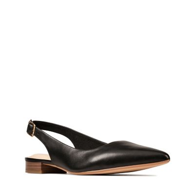 clarks black slingback shoes