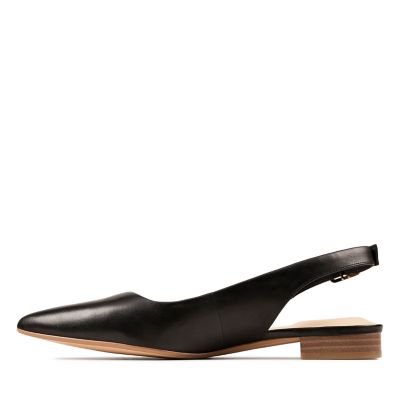clarks black slingback shoes