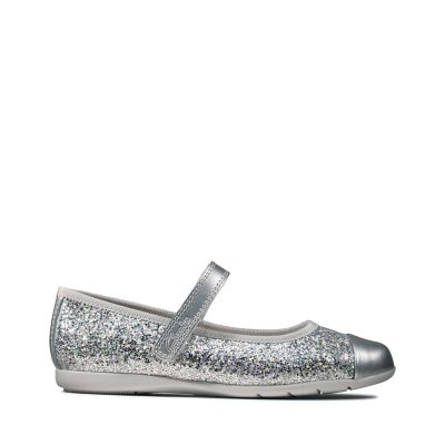 clarks glitter shoes