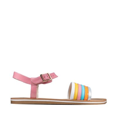 clarks childrens leather sandals