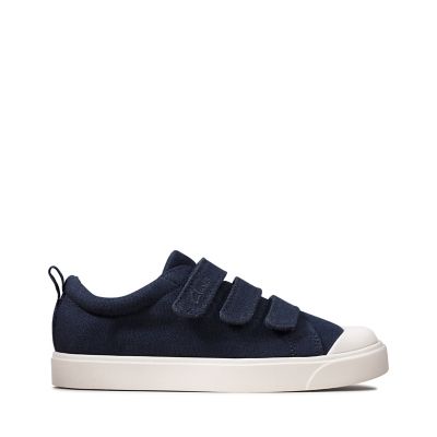 clarks kids canvas shoes