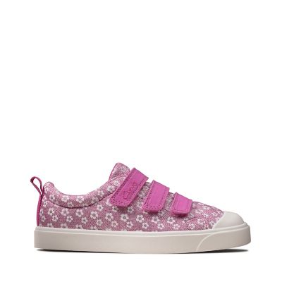 City Vibe Kid Pink Floral | Clarks