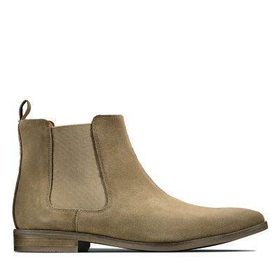 clarks suede chelsea boots mens