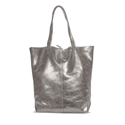 clarks silver leather bag