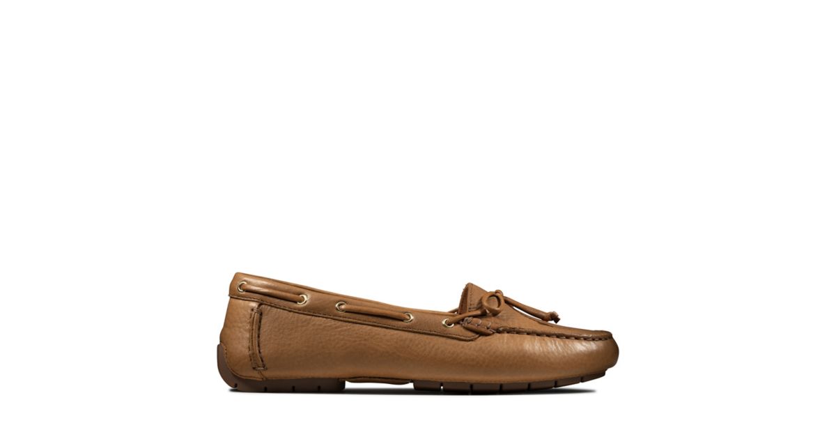 C Mocc Boat Tan Leather- Womens Shoes- Clarks® Shoes ...