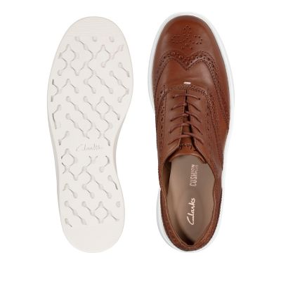 clarks platform brogues