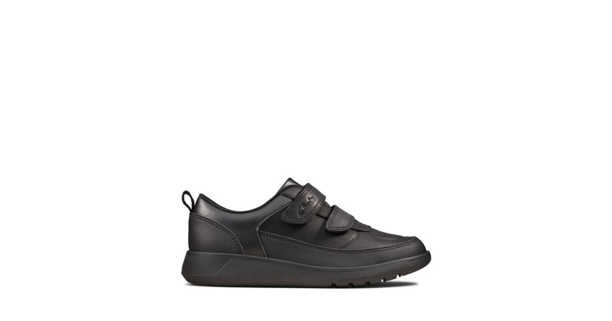 Scape Flare Kid Black Leather | Clarks