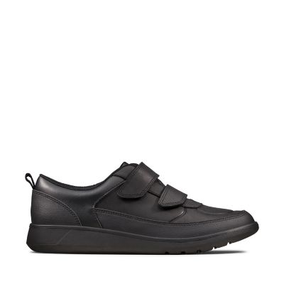 Scape Flare Youth Black Leather | Clarks