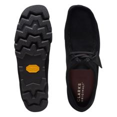 Wallabee GORE-TEX Black Suede Lace-up Shoes | Clarks