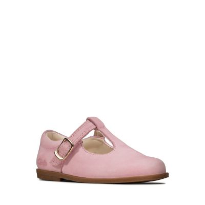 clarks drew shine pink