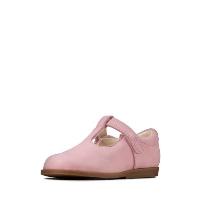 clarks drew shine pink