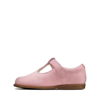 clarks drew shine pink