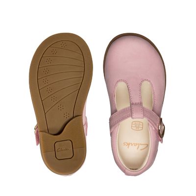 clarks drew shine pink