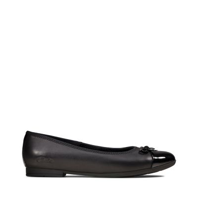 girls wide fit school shoes