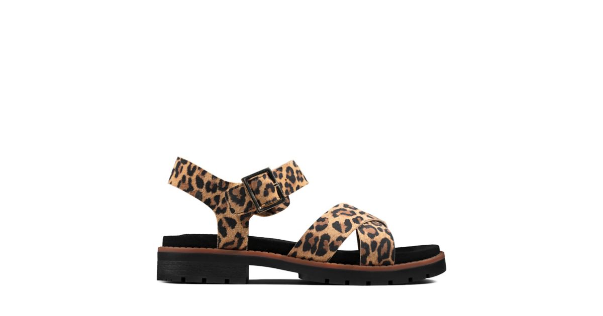 Orinoco Strap Leopard Print Clarks 