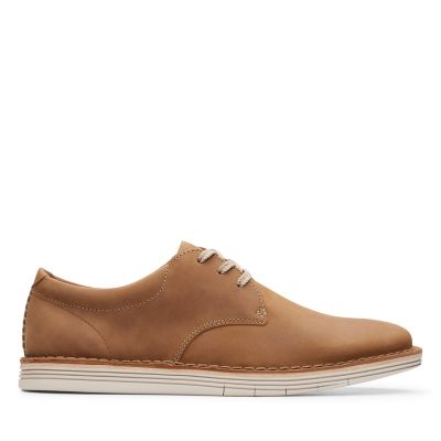 clarks tan casual shoes