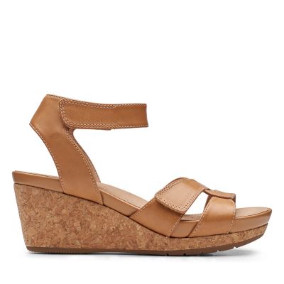 clarks collection wedge sandals