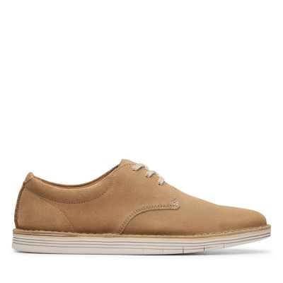 clarks mens brown casual shoes
