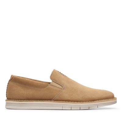 sand suede clarks