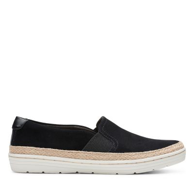 clarks slip on sneakers womens