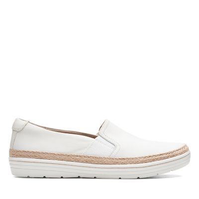 clarks white shoes