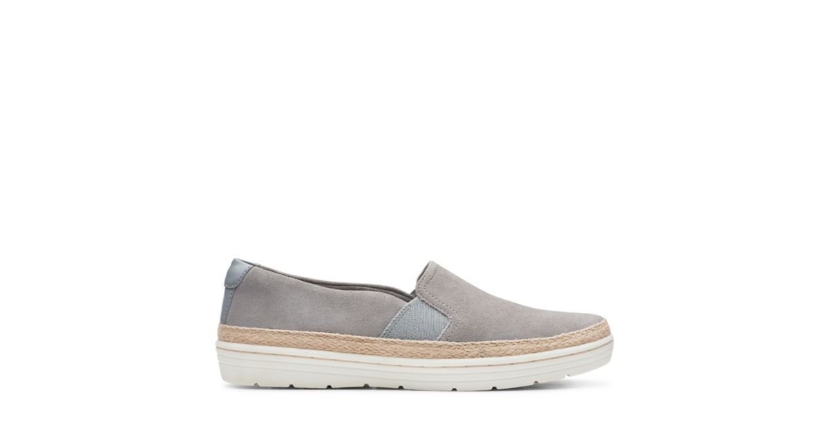 Marie Sail Grey Suede - Womens Casual Shoes - Clarks® Shoes Official ...