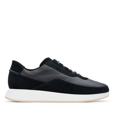 clarks originals black kiowa trainers