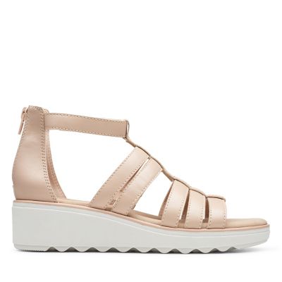 clarks blush sandals