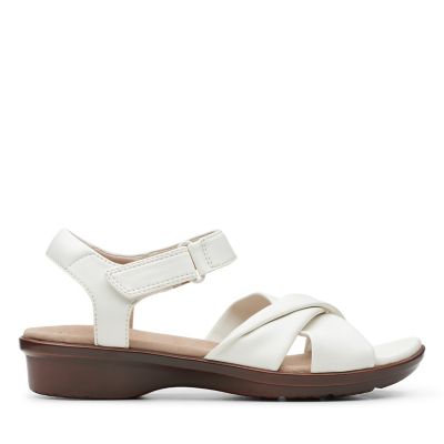 chloe white sandals