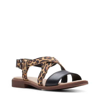 clarks shoes leopard print