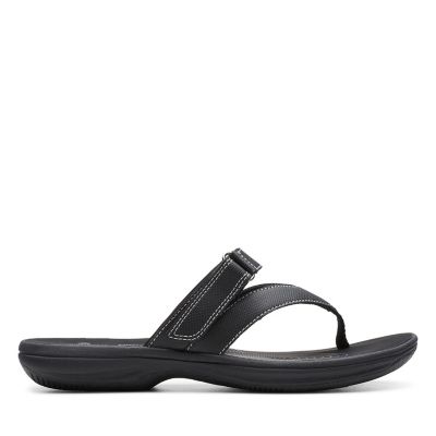 clarks flip flops womens