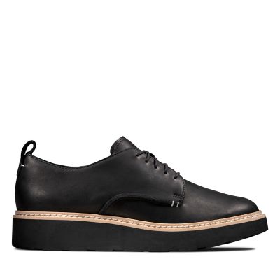 clarks silver lace up shoes