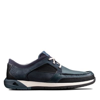 clarks ormand sail navy casual shoes