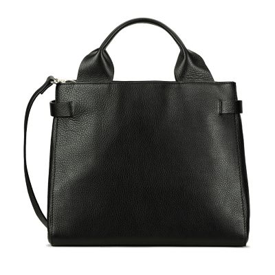 clarks black leather handbag