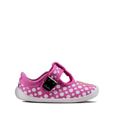 clarks canvas toddler shoes