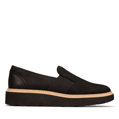 Trace Easy Black Nubuck - Clarks® Shoes 
