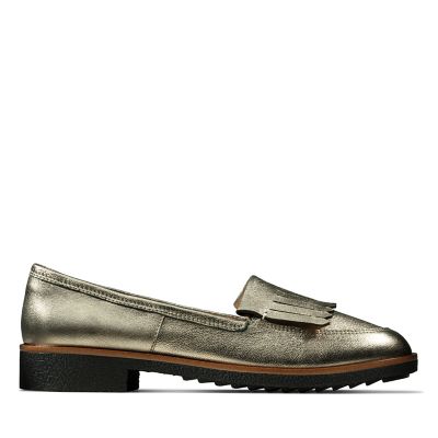 clarks women's aria pump flat