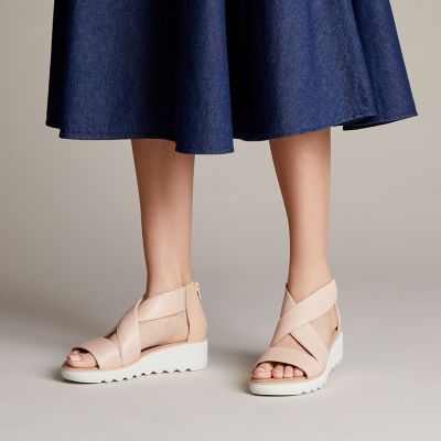 clarks jillian rise wedge sandal