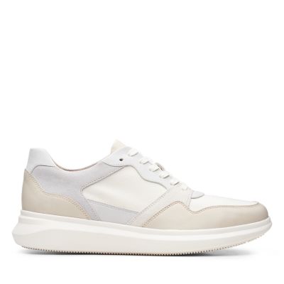clarks white sneakers