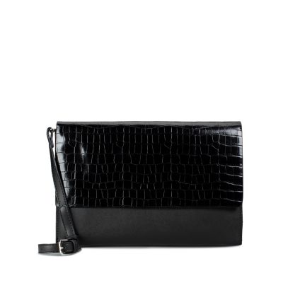 clarks burgundy patent bag