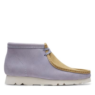 clark wallabees blue