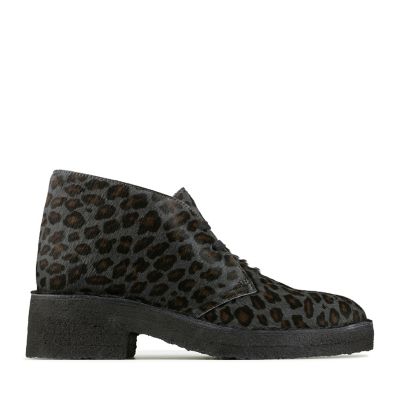 clarks animal print shoes
